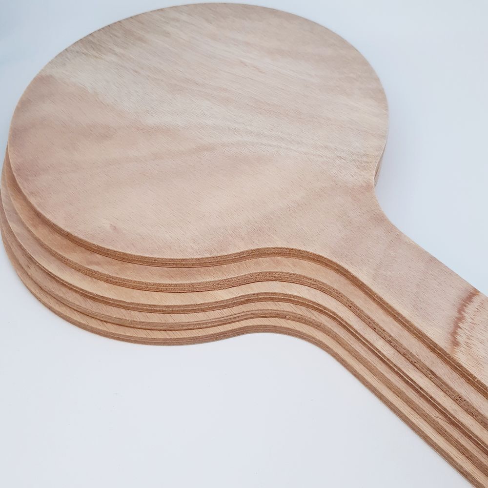 Lot 200 Raquettes en Bois &agrave; D&eacute;corer - DIY asso loisir Jeux / jouets