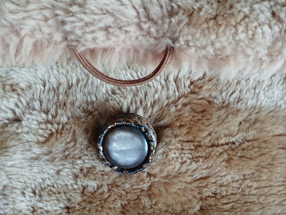 Manteau vintage fourrure mouton dor&eacute; T 42 Vêtements