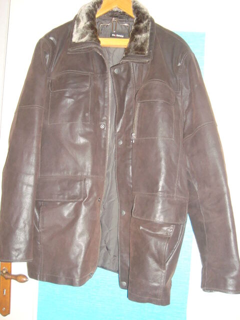 VESTE EN CUIR MARRON MAYFLOWER 30 Villev�que (49)