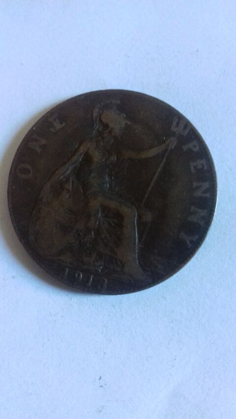 Pice de 1 Penny 1913 5 Besanon (25)