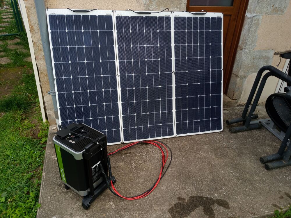 Groupe &eacute;lectrog&egrave;ne Batterie solaire Bricolage