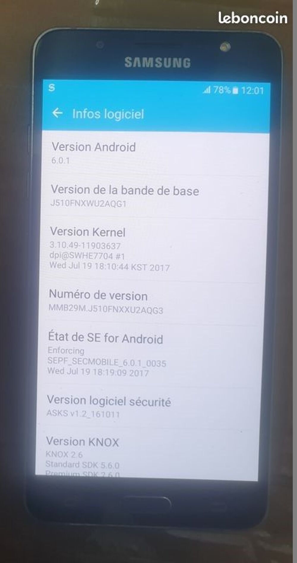 Samsung Galaxy J5 2016 J510FN (2) Téléphones et tablettes
