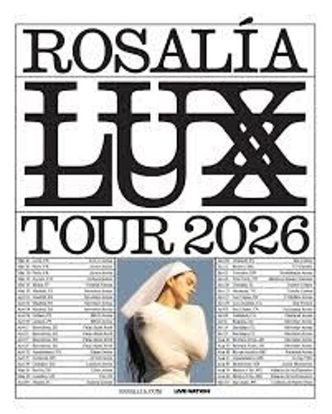 ROSALIA ? Tournée 2026
140 Paris 8 (75)