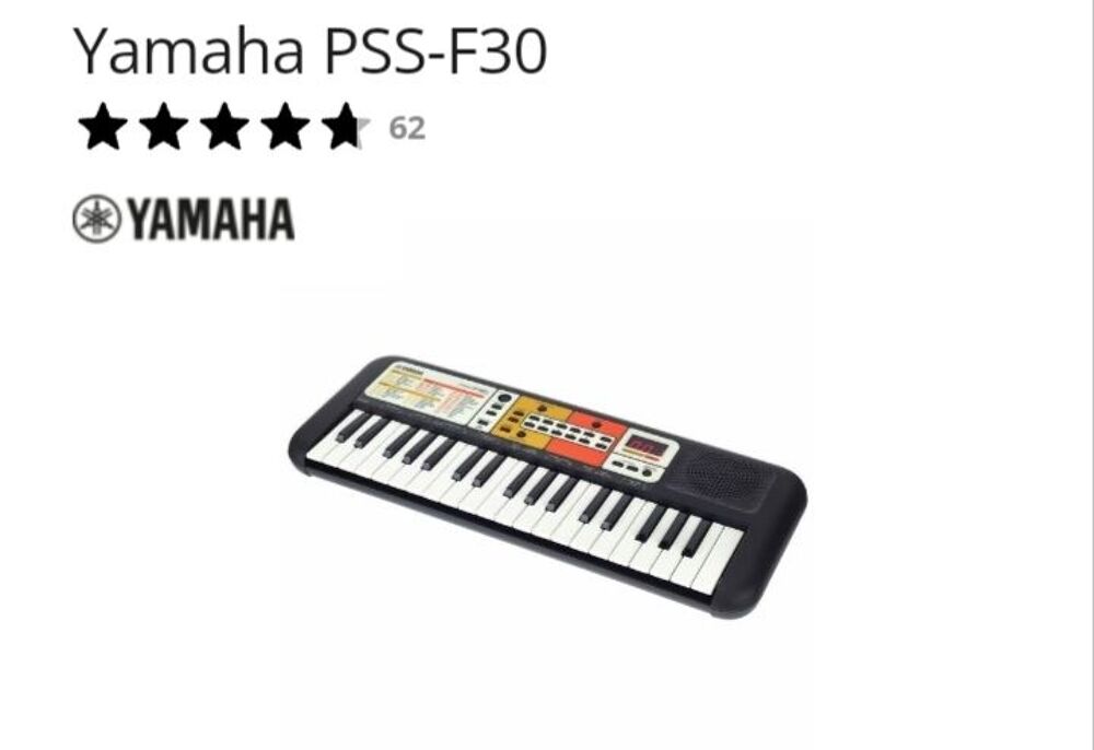 Clavier arrangeur / clavinova enfants Yamaha PSS-F30 Instruments de musique
