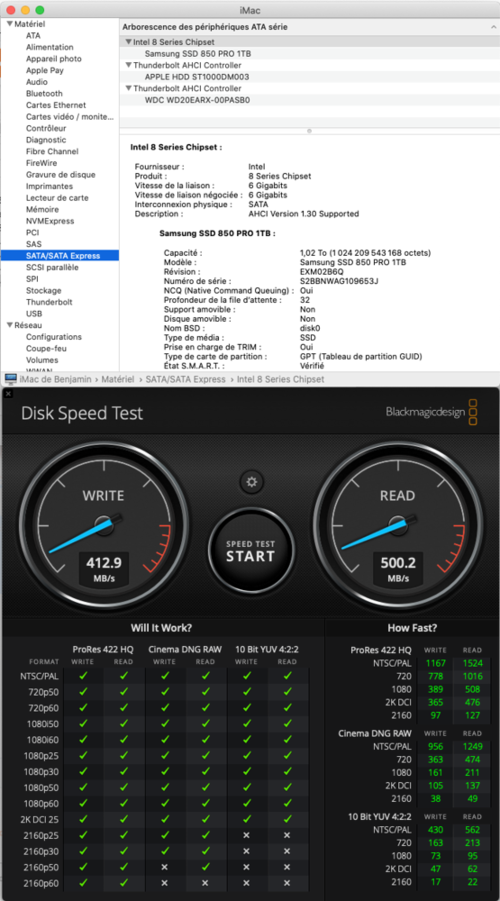 iMac 27 fin 2013 i7 3,5GHz Matériel informatique