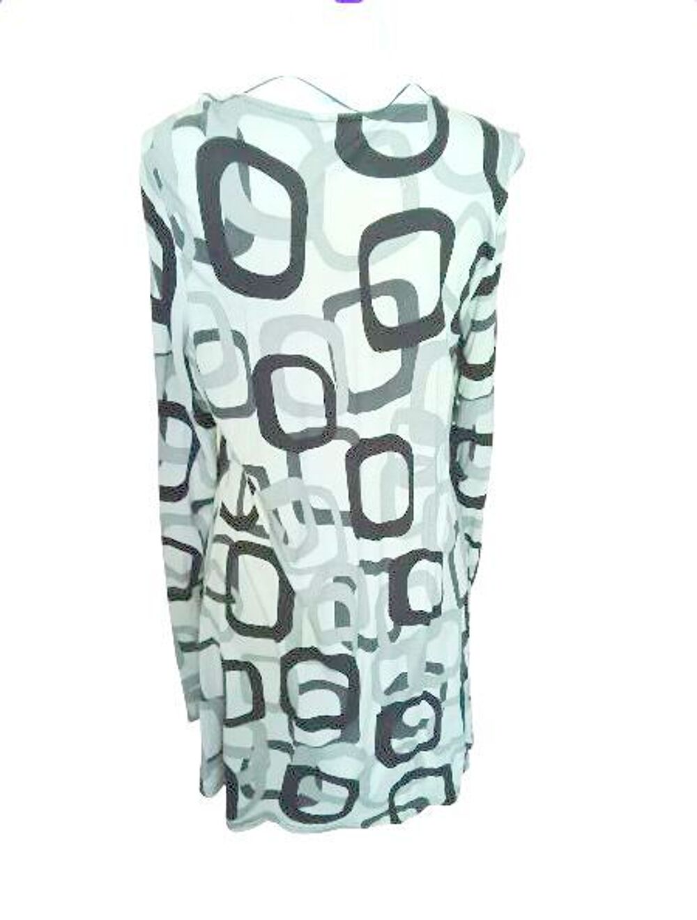 Robe femme 96 % de viscose et 4 % d'&eacute;lasthanne 4 plis en gri Vêtements