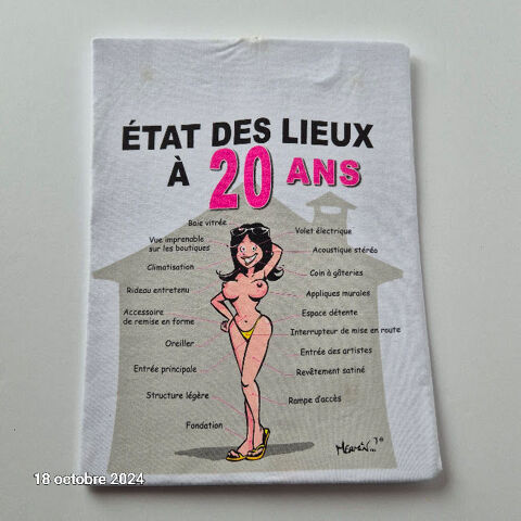 Tee-shirt humour femme kit de la vingtaine 6 Saumur (49)