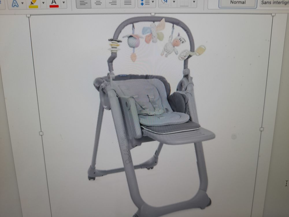 Chaise haute b&eacute;b&eacute; Mobilier enfants