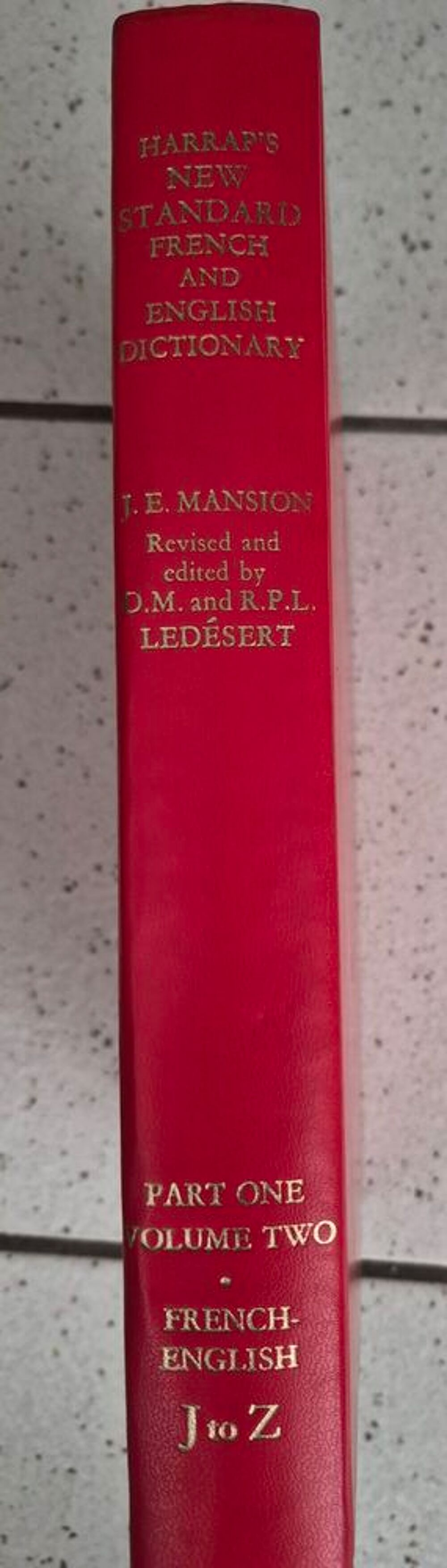 Dictionnaire Harrap's Livres et BD