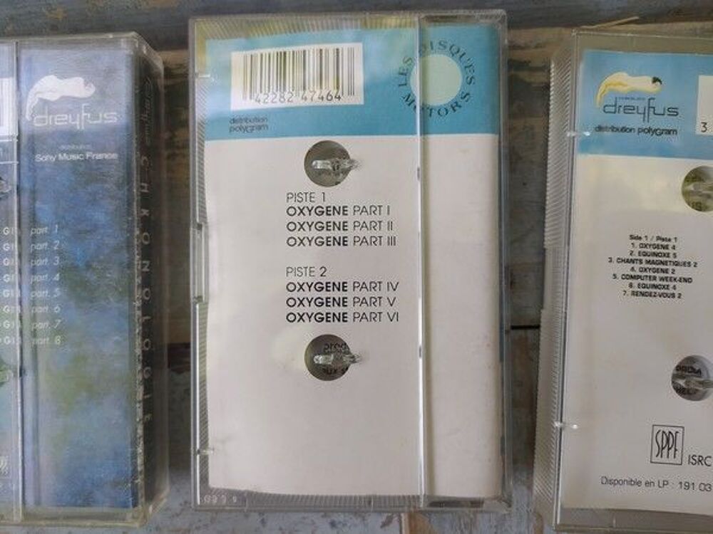 8 Anciennes Cassettes Audio Jean Michel Jarre CD et vinyles
