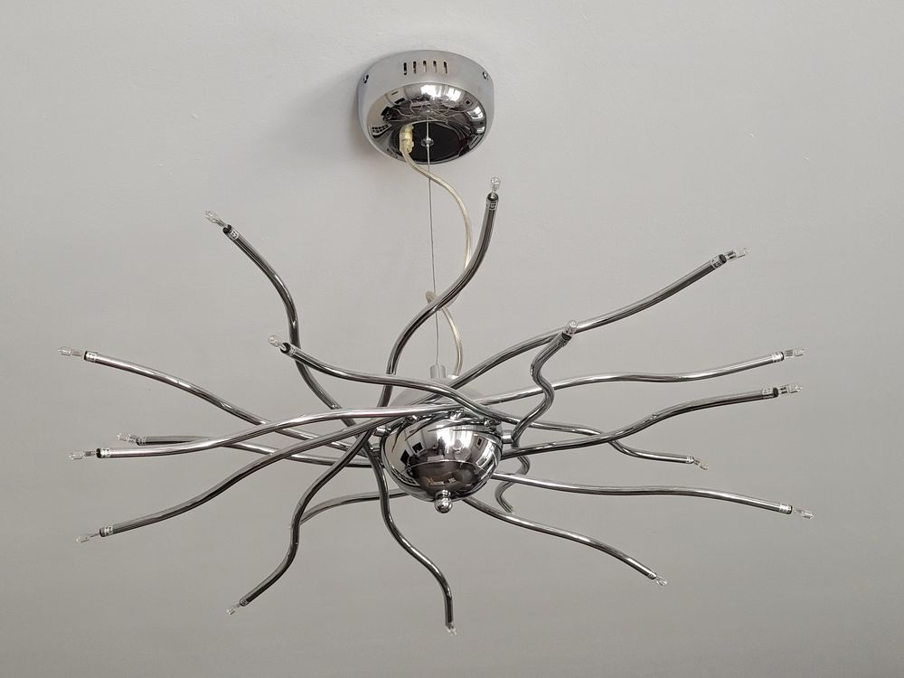 Suspension design chrome Décoration