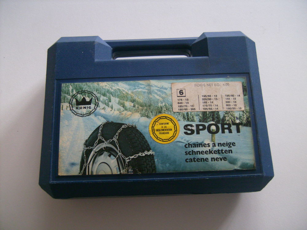 Chaines &agrave; neige" konig " Bricolage