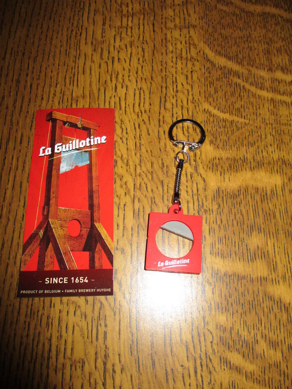 Porte clef la guillotine 