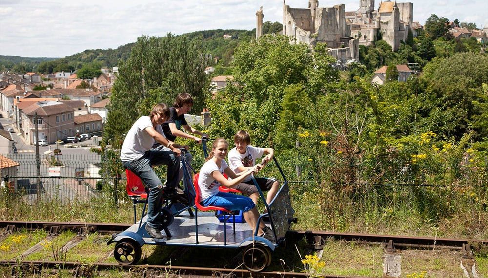 4 billets pour le V&eacute;lorail de Chauvigny (Grand parcours) Billetterie