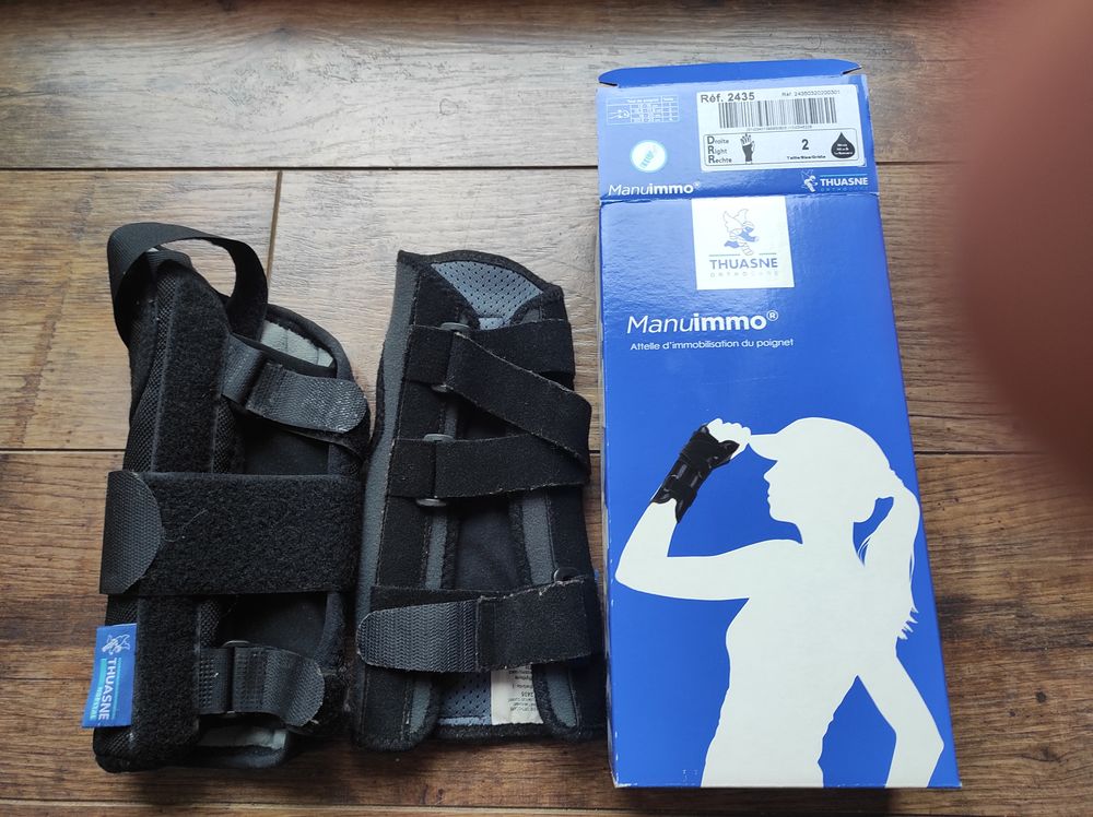 Attelles poignet droit Sports