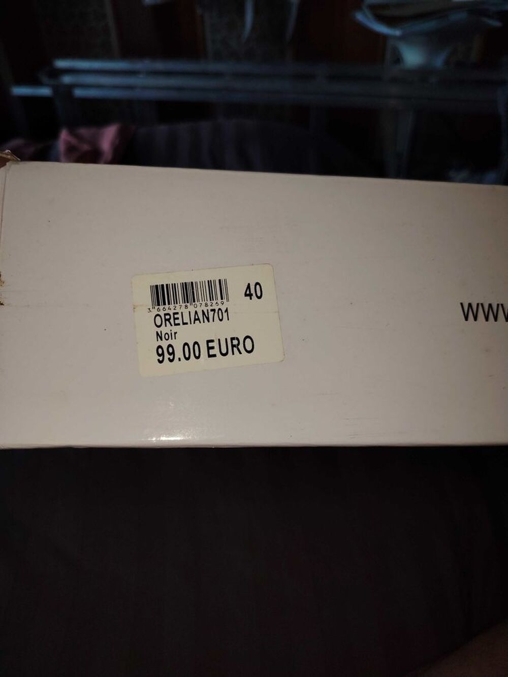 CUISSARDES EN TISSU MOULANT NOIR 40 NEUVE Chaussures
