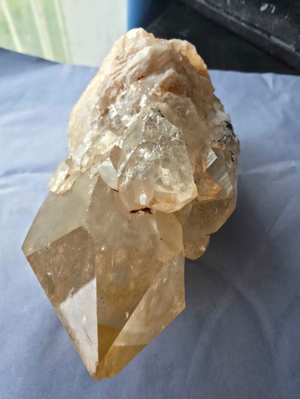Sp&eacute;cimen Rare : Citrine Naturelle Brute de Kolwezi(Congo)-421g 