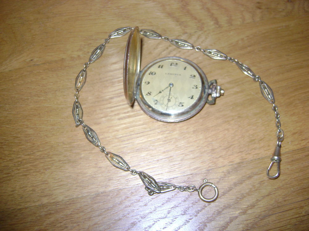 Montre &agrave; gousset et sa chaine Bijoux et montres