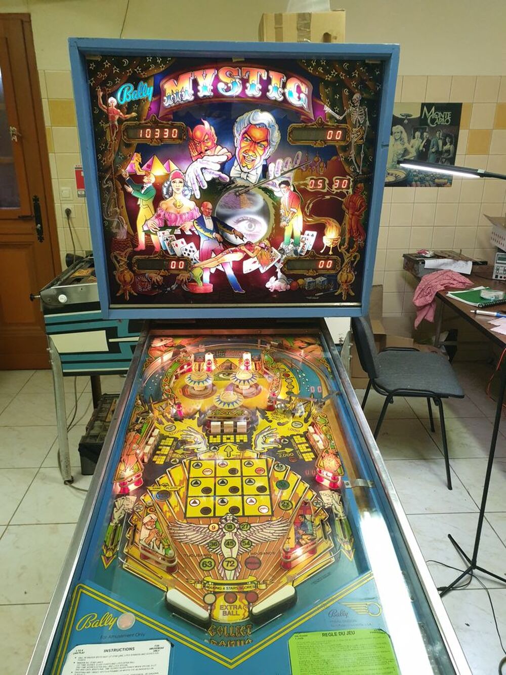 Recherche flipper &eacute;lectronique en panne Jeux / jouets