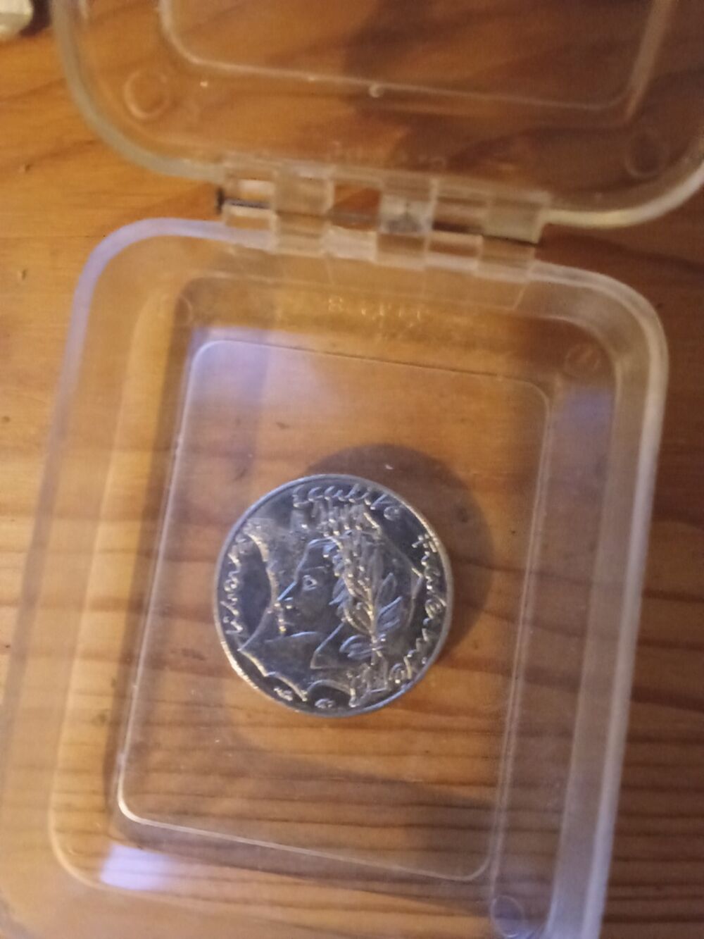 Pi&egrave;ce de monnaie vintage 10 franc le coq m&eacute;daille 