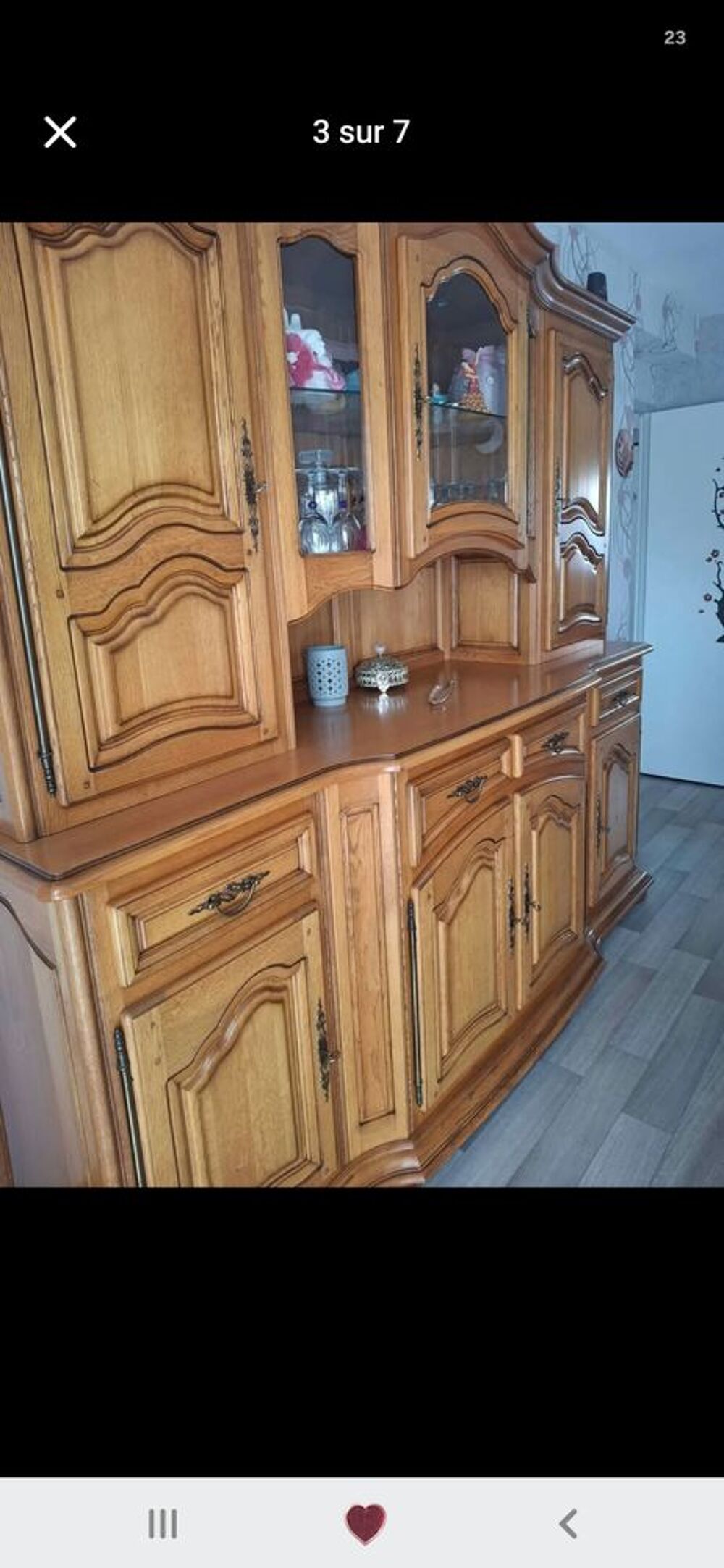 salle a manger en chene Fontenoy Meubles