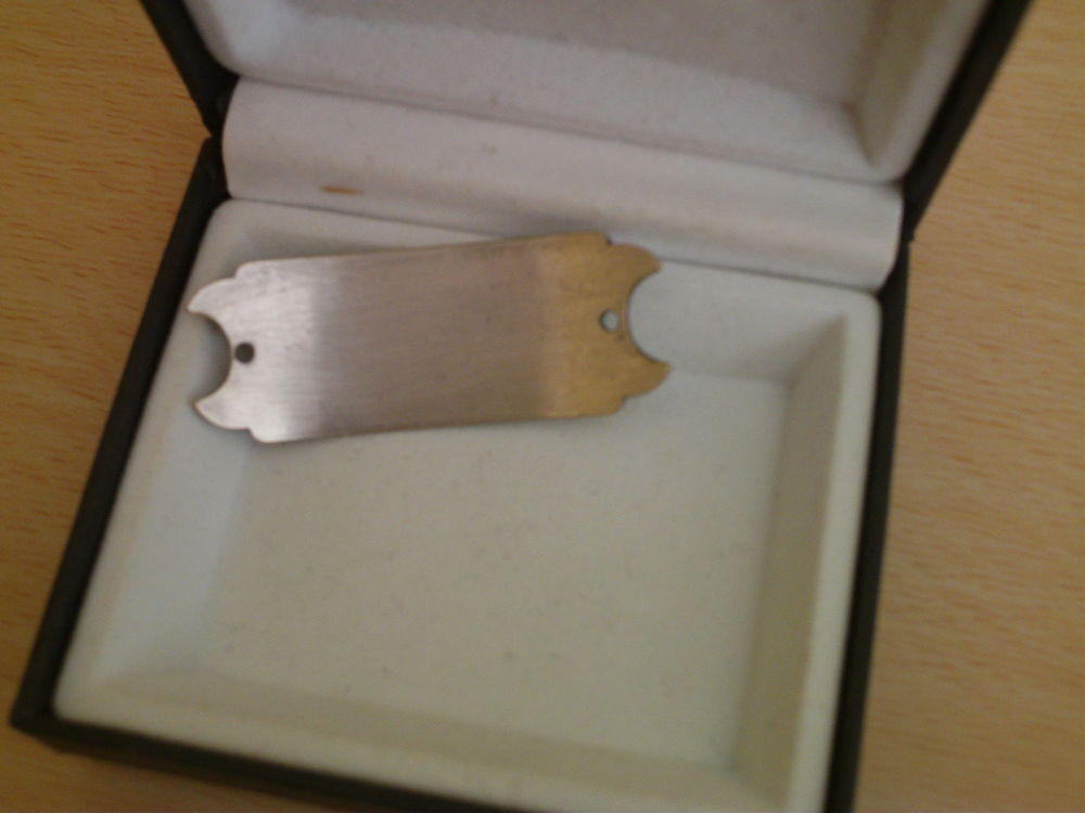  Plaque militaire aviateur ancienne en argent N&deg;807 Bijoux et montres