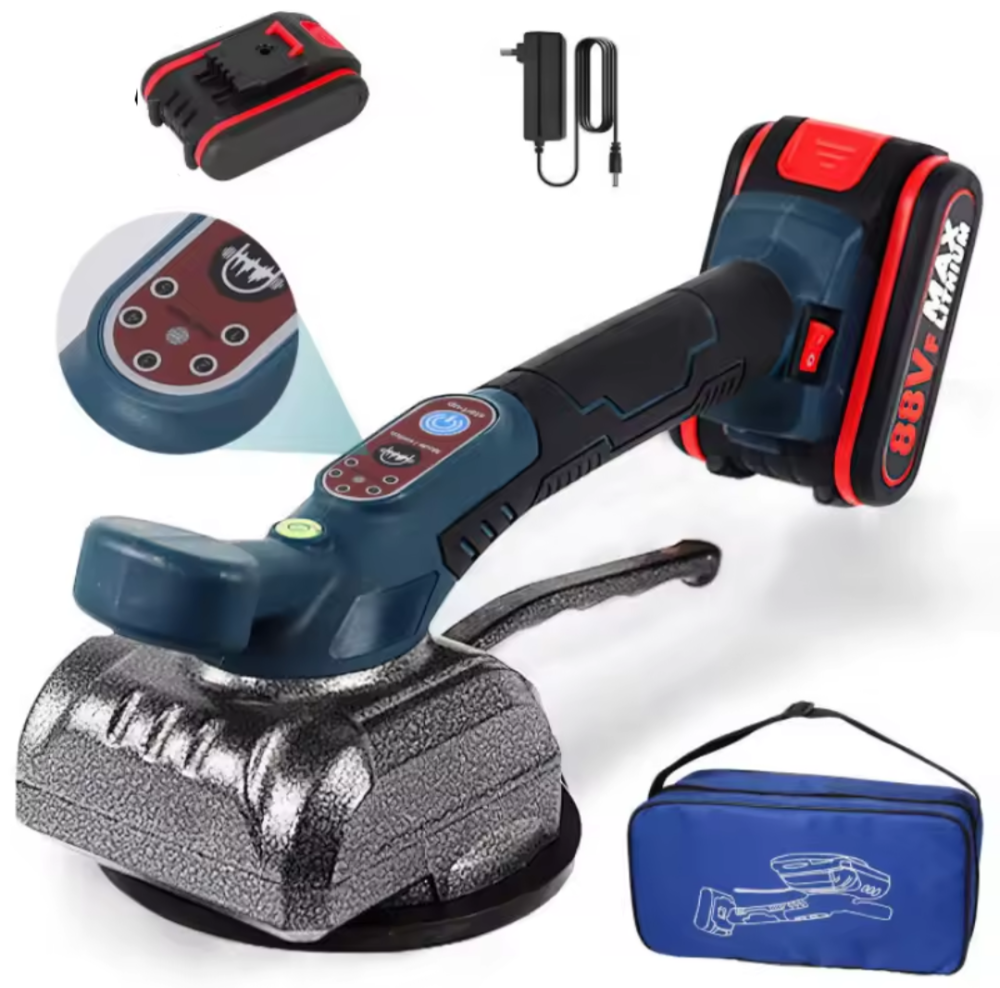 Ventouse vibrante &agrave; batterie pour carrelage Bricolage