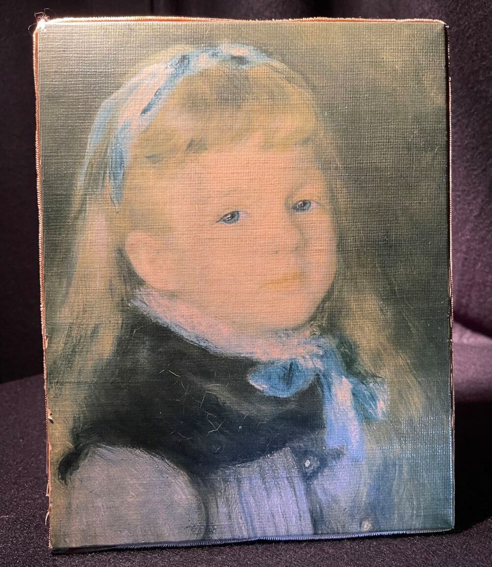 Lot de deux tableaux reproduction Renoir et Chritus Décoration