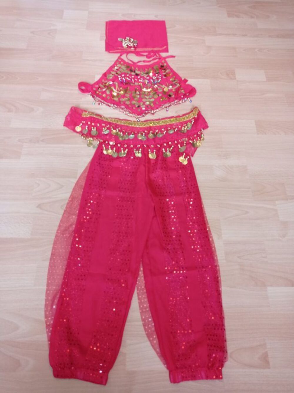 Costume Danse Enfant Orientale Lehenga Choli Enfant Fille Sari