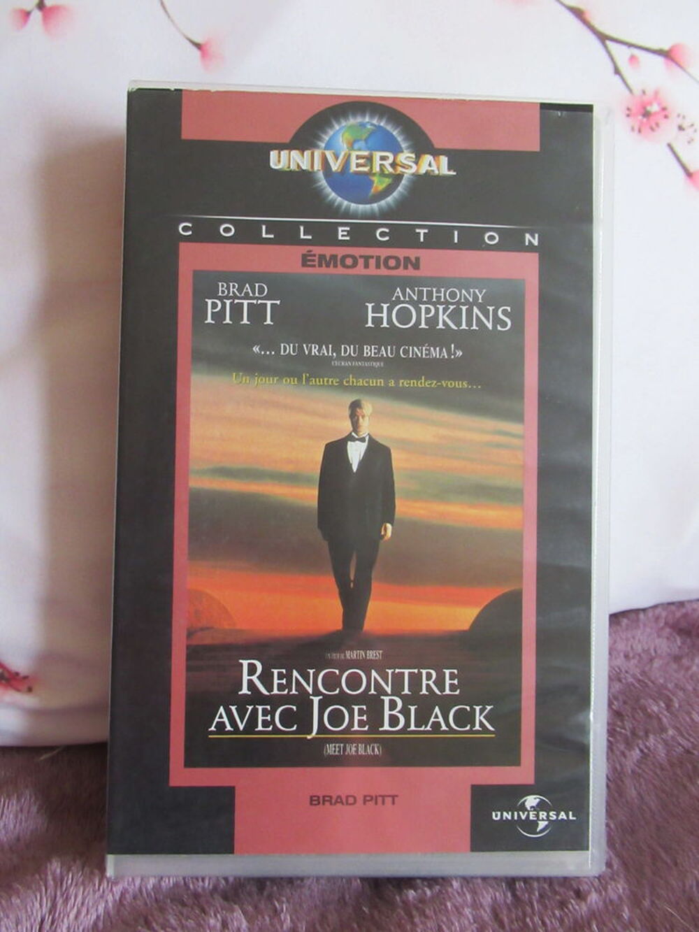 VHS "Rencontre avec Joe Black" - avec Brad Pitt et Anthony H DVD et blu-ray