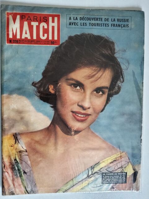 PARIS MATCH N�338 original de septembre 1955 5 Saint-Bonnet-les-Oules (42)