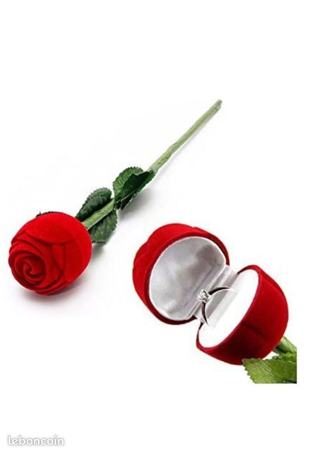 Rose rouges pour bague / d&eacute;coration Bijoux et montres