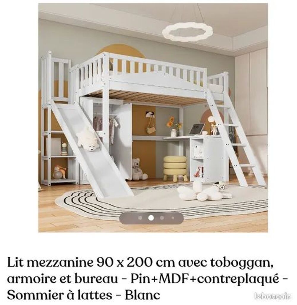 Lit mezzanine Mobilier enfants