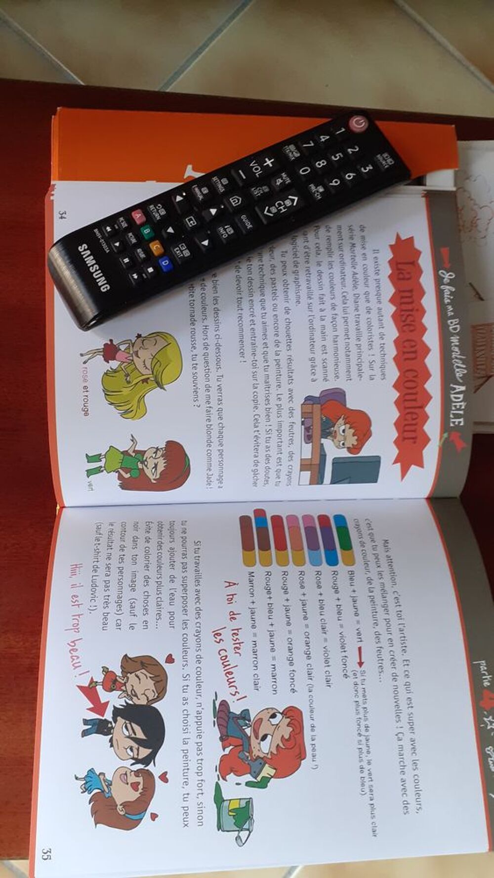 Fais ta BD avec Mortelle Ad&egrave;le Livres et BD