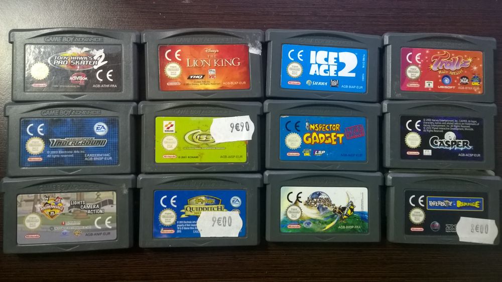 Jeux Gameboy Advance Consoles et jeux vidéos