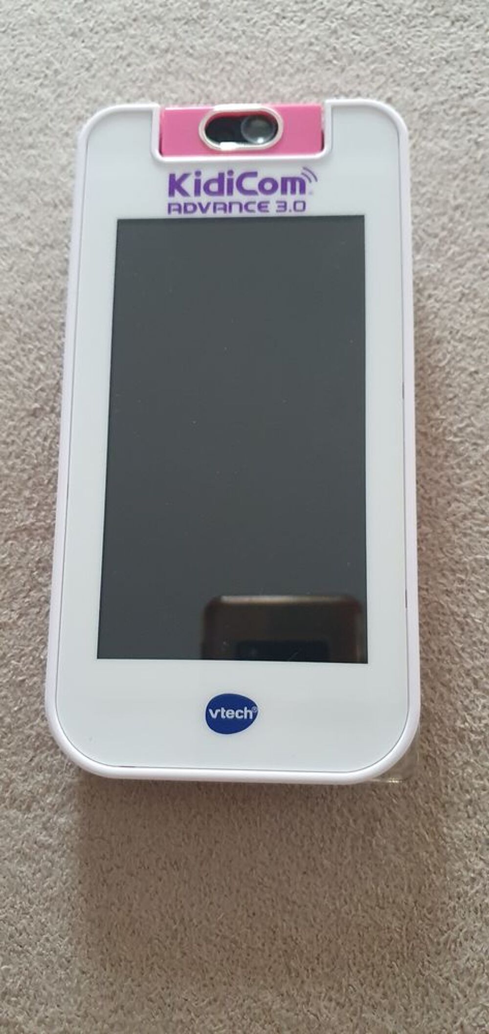 VTech - Téléphone portable pour enfant - KidiCom Advance 3.0 Blanc