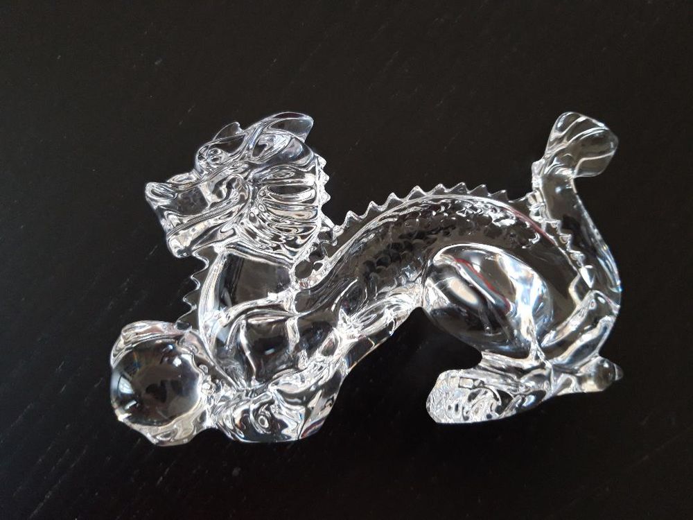 Dragon zodiaque chinois en cristal Baccarat 