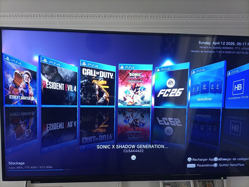 PS4 Fat 1To FW 9.0 + VR + PS Move + Aim controller Consoles et jeux vidéos