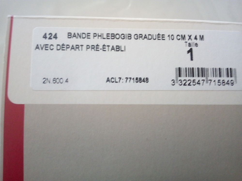 BANDES DE CONTENTION VEINEUSE GRADU&Eacute;ES Vêtements
