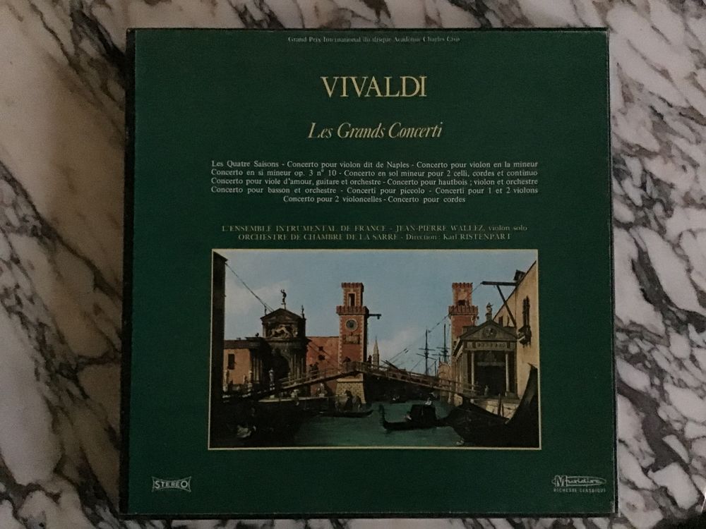 Vivaldi - Les grands concerti CD et vinyles