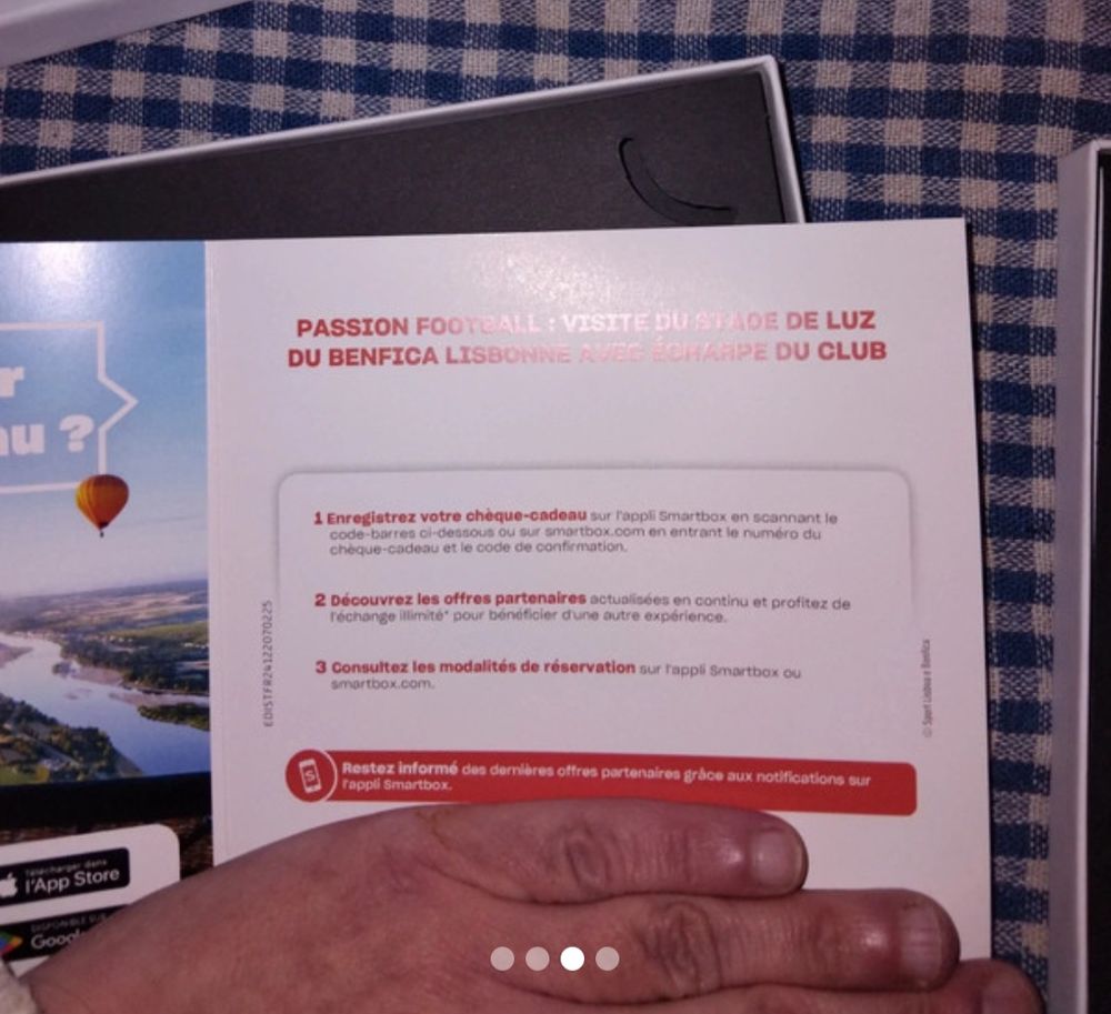Smartbox benfica Billetterie