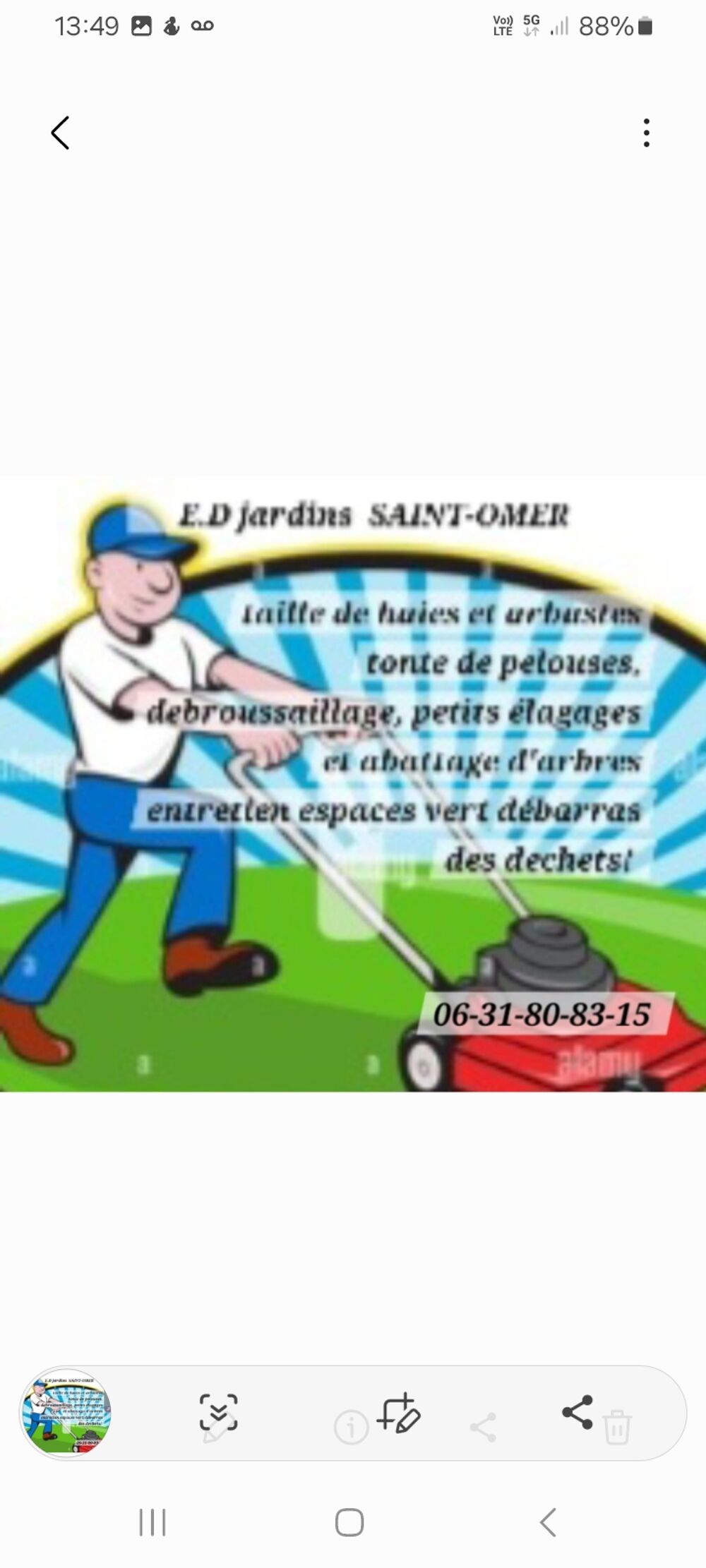   Travaux espace-vert 