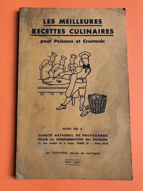 Recettes poissons et crustacs - anne 1966 6 Nice (06)