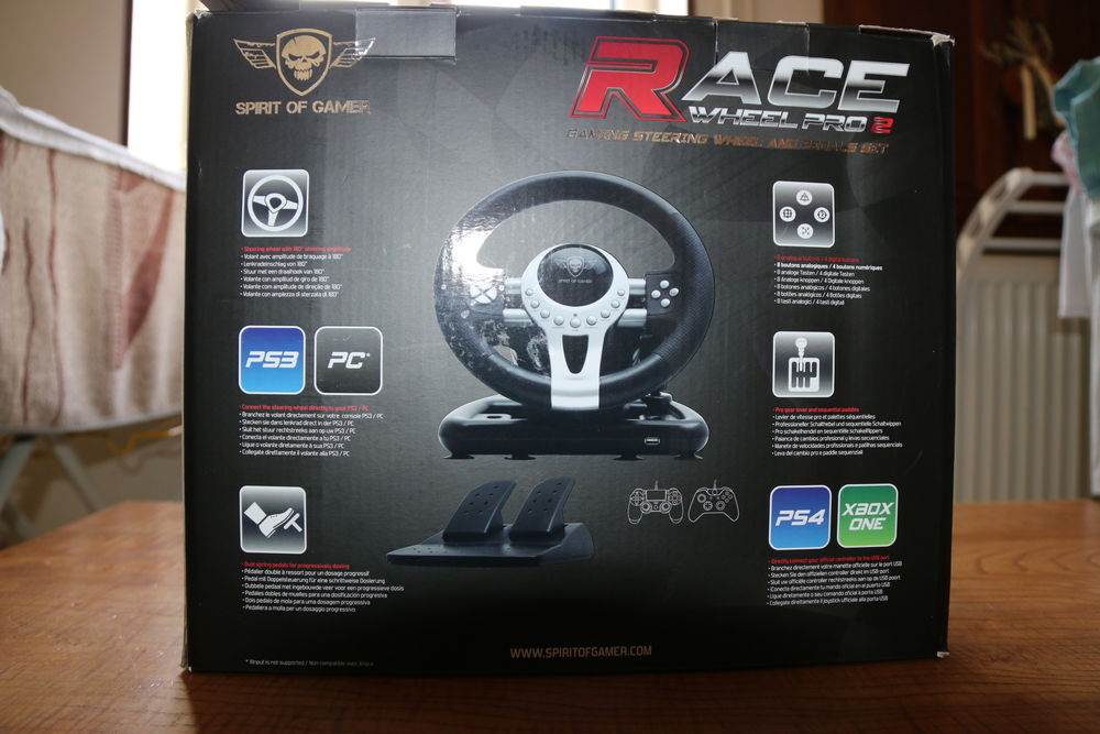 VOLANT XBox 360 One Spirit of Gamer RACE WHEEL PRO 2 Consoles et jeux vidéos