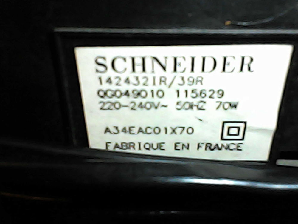 tv cathodique couleur Schneider Photos/Video/TV