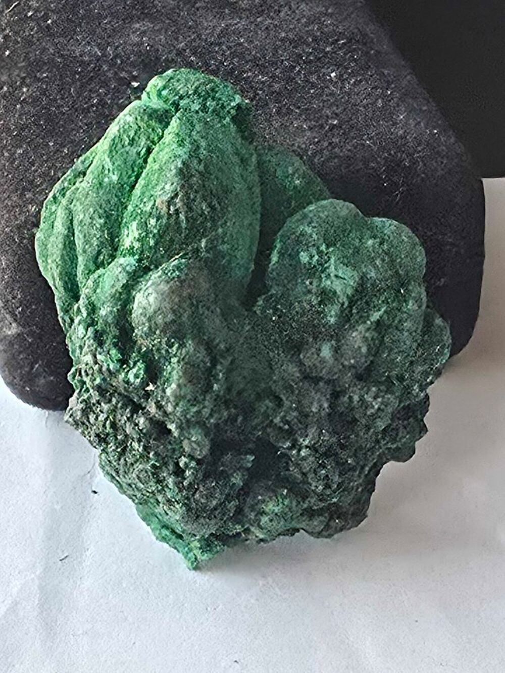 Malachite Fibreuse du Katanga-Rare Stalactite Naturelle 48g 