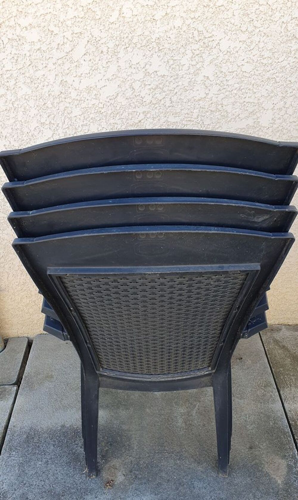 4 Chaises Allibert Jardin
