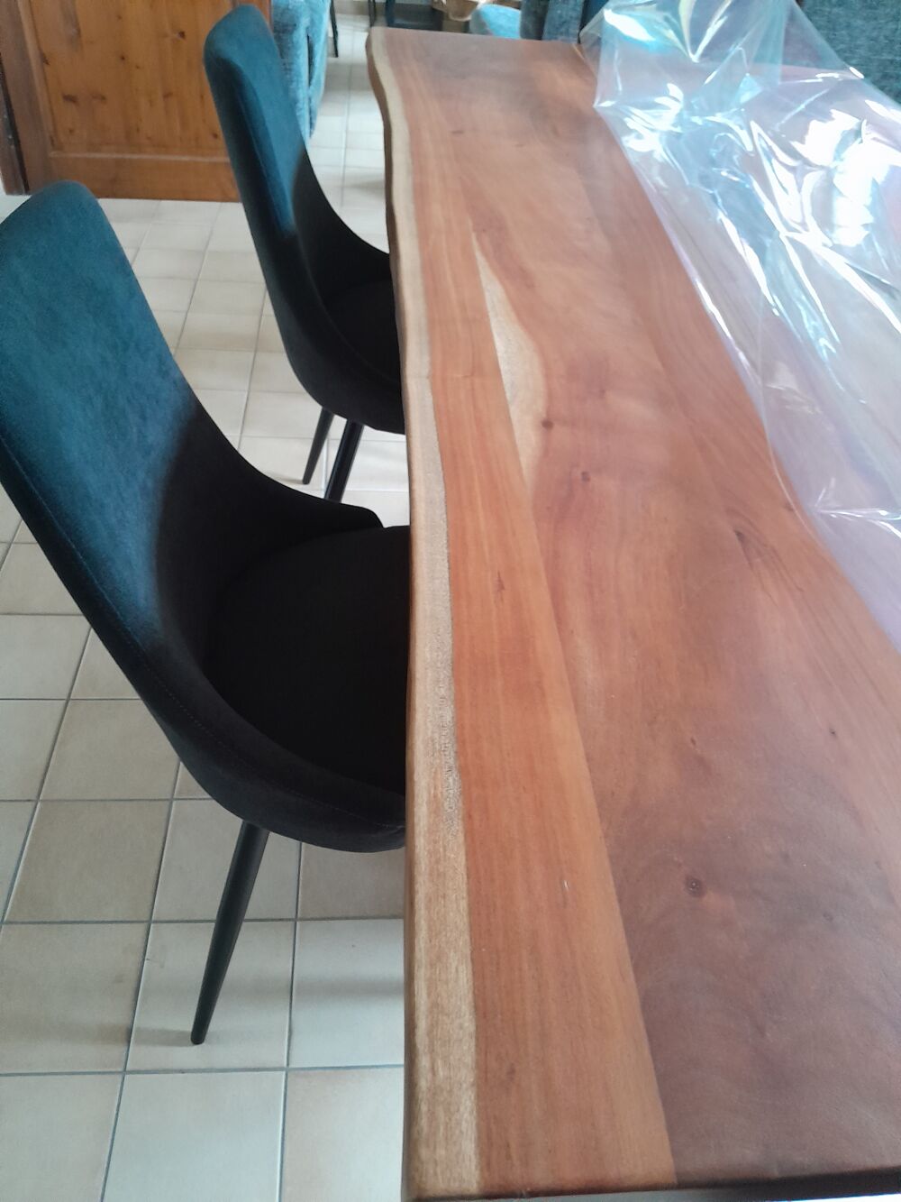 Table industrielle en acacia Meubles