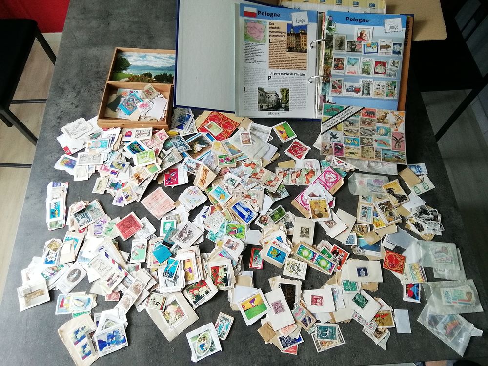 Collection de timbres 