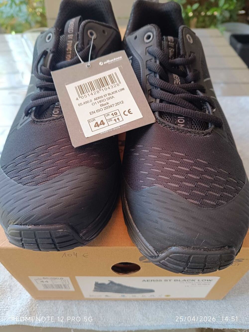 Chaussures de s&eacute;curit&eacute; Albatros T44 Chaussures